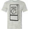 White Marble Unisex Poly-Cotton Short-Sleeve T-Shirt Thumbnail