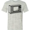 White Marble Unisex Poly-Cotton Short-Sleeve T-Shirt Thumbnail