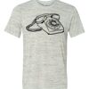 White Marble Unisex Poly-Cotton Short-Sleeve T-Shirt Thumbnail