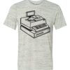 White Marble Unisex Poly-Cotton Short-Sleeve T-Shirt Thumbnail