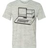 White Marble Unisex Poly-Cotton Short-Sleeve T-Shirt Thumbnail