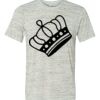 White Marble Unisex Poly-Cotton Short-Sleeve T-Shirt Thumbnail