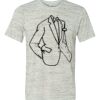 White Marble Unisex Poly-Cotton Short-Sleeve T-Shirt Thumbnail