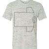 White Marble Unisex Poly-Cotton Short-Sleeve T-Shirt Thumbnail