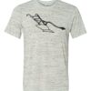 White Marble Unisex Poly-Cotton Short-Sleeve T-Shirt Thumbnail