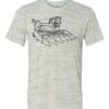 White Marble Unisex Poly-Cotton Short-Sleeve T-Shirt Thumbnail