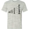 White Marble Unisex Poly-Cotton Short-Sleeve T-Shirt Thumbnail