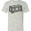 White Marble Unisex Poly-Cotton Short-Sleeve T-Shirt Thumbnail