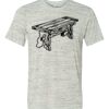 White Marble Unisex Poly-Cotton Short-Sleeve T-Shirt Thumbnail