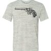 White Marble Unisex Poly-Cotton Short-Sleeve T-Shirt Thumbnail