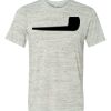 White Marble Unisex Poly-Cotton Short-Sleeve T-Shirt Thumbnail