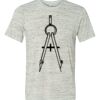 White Marble Unisex Poly-Cotton Short-Sleeve T-Shirt Thumbnail
