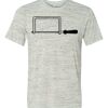 White Marble Unisex Poly-Cotton Short-Sleeve T-Shirt Thumbnail