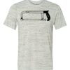 White Marble Unisex Poly-Cotton Short-Sleeve T-Shirt Thumbnail