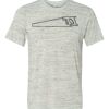 White Marble Unisex Poly-Cotton Short-Sleeve T-Shirt Thumbnail