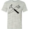 White Marble Unisex Poly-Cotton Short-Sleeve T-Shirt Thumbnail