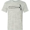 White Marble Unisex Poly-Cotton Short-Sleeve T-Shirt Thumbnail