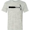 White Marble Unisex Poly-Cotton Short-Sleeve T-Shirt Thumbnail