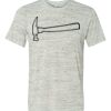 White Marble Unisex Poly-Cotton Short-Sleeve T-Shirt Thumbnail