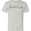 White Marble Unisex Poly-Cotton Short-Sleeve T-Shirt Thumbnail