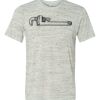 White Marble Unisex Poly-Cotton Short-Sleeve T-Shirt Thumbnail