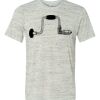 White Marble Unisex Poly-Cotton Short-Sleeve T-Shirt Thumbnail