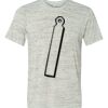 White Marble Unisex Poly-Cotton Short-Sleeve T-Shirt Thumbnail