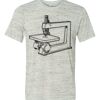 White Marble Unisex Poly-Cotton Short-Sleeve T-Shirt Thumbnail