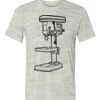 White Marble Unisex Poly-Cotton Short-Sleeve T-Shirt Thumbnail