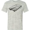 White Marble Unisex Poly-Cotton Short-Sleeve T-Shirt Thumbnail