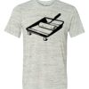 White Marble Unisex Poly-Cotton Short-Sleeve T-Shirt Thumbnail