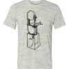 White Marble Unisex Poly-Cotton Short-Sleeve T-Shirt Thumbnail