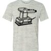 White Marble Unisex Poly-Cotton Short-Sleeve T-Shirt Thumbnail