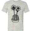 White Marble Unisex Poly-Cotton Short-Sleeve T-Shirt Thumbnail