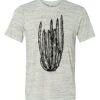White Marble Unisex Poly-Cotton Short-Sleeve T-Shirt Thumbnail
