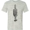 White Marble Unisex Poly-Cotton Short-Sleeve T-Shirt Thumbnail
