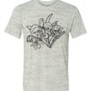 White Marble Unisex Poly-Cotton Short-Sleeve T-Shirt Thumbnail