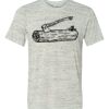 White Marble Unisex Poly-Cotton Short-Sleeve T-Shirt Thumbnail