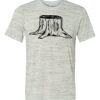 White Marble Unisex Poly-Cotton Short-Sleeve T-Shirt Thumbnail