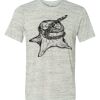 White Marble Unisex Poly-Cotton Short-Sleeve T-Shirt Thumbnail