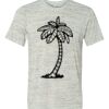 White Marble Unisex Poly-Cotton Short-Sleeve T-Shirt Thumbnail