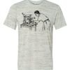 White Marble Unisex Poly-Cotton Short-Sleeve T-Shirt Thumbnail