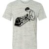 White Marble Unisex Poly-Cotton Short-Sleeve T-Shirt Thumbnail
