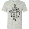 White Marble Unisex Poly-Cotton Short-Sleeve T-Shirt Thumbnail