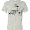 White Marble Unisex Poly-Cotton Short-Sleeve T-Shirt Thumbnail