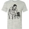 White Marble Unisex Poly-Cotton Short-Sleeve T-Shirt Thumbnail