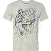 White Marble Unisex Poly-Cotton Short-Sleeve T-Shirt Thumbnail