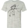 White Marble Unisex Poly-Cotton Short-Sleeve T-Shirt Thumbnail