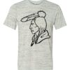 White Marble Unisex Poly-Cotton Short-Sleeve T-Shirt Thumbnail
