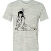 White Marble Unisex Poly-Cotton Short-Sleeve T-Shirt Thumbnail